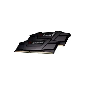 G.Skill F4-3200C16D-32GVK Ripjaws V 32GB (2x16GB) DDR4-3200MHz CL16 1.35V Black Desktop Memory