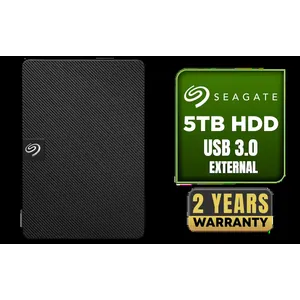 Seagate Expansion Portable External Hard Drive - 5TB / 2.5 Inch / USB 3.0 / For Mac and Windows / STKM5000400