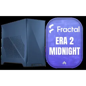 Fractal Design Era 2 Midnight Blue, 2 x 120 mm or 2 x 140, GPU max length 326mm, ITX Motherboard Compatible / 1 x Pre-Installed Fan Included / FD-C-ERA2N-03