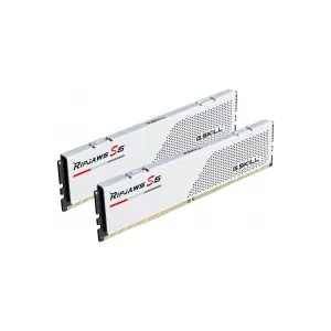 G.Skill F5-6000J3238F16GX2-RS5W Ripjaws S5 32GB (2x16GB) DDR5-6000MHz CL32 1.35V White Desktop Memory