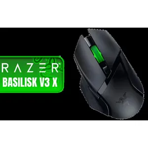 Razer Basilisk V3 X HyperSpeed Customizable Wireless Gaming Mouse: Mechanical Switches Gen-2-5G Advanced 18K Optical Sensor - Chroma RGB - 9 Programmable Controls - 535 Hr Battery - Classic Black