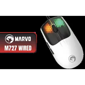 MARVO M727 Wired Gaming Mouse / 4 adjustable DPI levels / 6 Programmable Buttons / RGB Front-light / M727