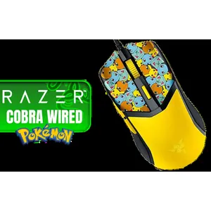 Razer Cobra Wired Mouse - Pokémon Edition / Chroma Lighting with Gradient Underglow / Razer™ Optical Mouse Switches Gen-3 / 58g Lightweight Design / RZ01-04650400-R3M1