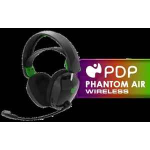 PDP Phantom Air Dual-Mode Wireless Gaming Headset (Xbox) - Black / 50mm Audio Drivers / 35-Hour Battery Life / Noise-Cancelling Microphone / Official Xbox License / PDP-049-038-BK