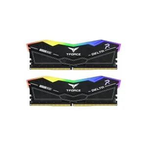 TeamGroup FF3D532G6000HC30DC01 T-Force Delta RGB 32GB (2x16GB) DDR5-6000MHz CL30 1.35V Black Desktop Memory