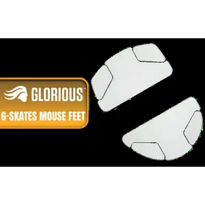Glorious G-Skates Mouse Feet (Model D Minus) / Fits the Glorious Model D Minus Gaming Mouse / 0.81mm Thickness / GLO-FT-DM-GSKT