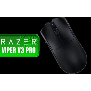 Razer Viper V3 Pro HyperSpeed Wireless Esports Gaming Mouse - Black / 54g Ultra-Lightweight Design / 35K DPI Optical Sensor / Up to 95 Hr Battery Life / Mechanical Switches Gen-2 / RZ01-05120100-R3G1