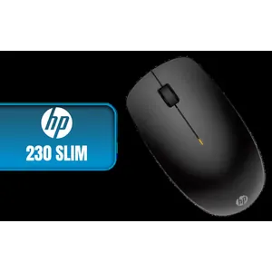 HP 230 Slim Wireless Mouse / Precision 1600 DPI Adjustable Tracking / Rock-Solid 2.4 GHz Wireless Connectivity / Clutter-Free Workspace Solution / Long-Lasting Comfort Engineering / Sustainable Innovation-Driven Design