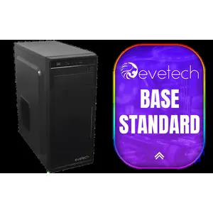 Evetech BASE Standard ATX PC Case / 400W Power Supply / 1x 120mm Fan / 3x 2.5\\\" Drive Bays And 2x 3.5\\\" Drive Bays / 1x USB 3.0 + 2x USB 2.0 / 1x Headphone-out & 1x Audio-in Jack / Supports 7 Expansion Slot