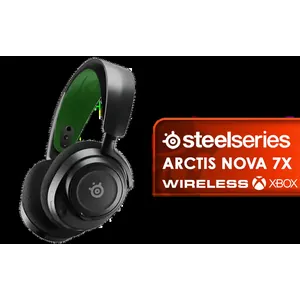 SteelSeries Arctis Nova 7X Wireless Multi-Platform Gaming & Mobile Headset / Nova Acoustic System / Simultaneous Wireless 2.4GHz + Bluetooth / 38Hr Battery / USB-C / Xbox, PC, PS, Switch, Mobile / 61565