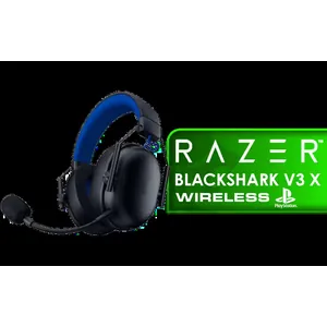 Razer BlackShark V3 X HyperSpeed Wireless Gaming Headset - PlayStation / Detachable Mic / 50mm Drivers / Up to 48 Hr Battery Life