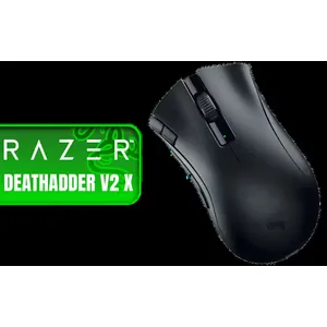 Razer DeathAdder V2 X HyperSpeed Wireless Gaming Mouse / 14,000 DPI Wireless Mouse / Razer™ 5G Advanced Sensor / Dual Wireless Connectivity HyperSpeed Wireless or Bluetooth / Up to 235 Hours Battery Life