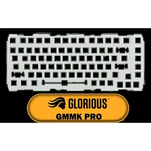 Glorious GMMK Pro Polycarbonate Switch Plate / Ideal for Tactile or Clicky Switches / 83 Keys / US Layout / GLO-ACC-P75-SP-PC