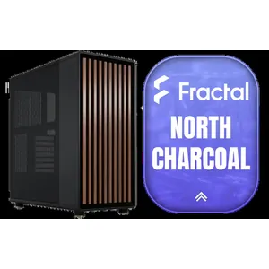 Fractal Design North Charcoal Black With Mesh Side Panel Case / Includes two dedicated 2.5\\\" mounts / Supports GPUs Up to 355 mm / Support ATX, mATX, and ITX motherboards / No Fans Included / FD-C-NOR1C-01
