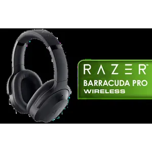 Razer Barracuda Pro Wireless Gaming & Mobile Headset (PC, PlayStation, Switch, Android, iOS): Hybrid ANC - 2.4GHz Wireless + Bluetooth - THX AAA - 50mm Drivers - Integrated Mic - 40 Hr Battery - Black