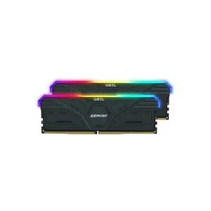 GeiL GAMSG532GB6000C36CDC GEMINI RGB AMD Edition 32GB (2x16GB) DDR5-6000 CL36 1.35V EXPO XMP Mecha Space Grey Desktop Memory