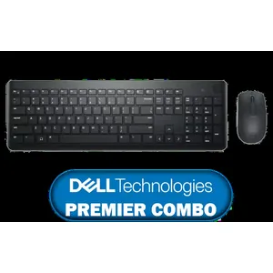 Dell KM3322W Premier Multi-Device Wireless Keyboard and Mouse - Black