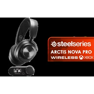 SteelSeries Arctis Nova Pro Wireless Xbox Multi-System Gaming Headset - Premium Hi-Fi Drivers - Active Noise Cancellation - Infinity Power System - ClearCast Mic - Xbox, PC, PS5, PS4, Switch, Mobile / 61521