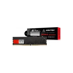 Arktek AKD4S8P2666 8GB (1x8GB) DDR4-2666MHz CL19 1.2V Black Desktop Memory