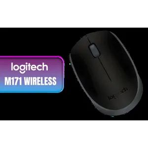 Logitech M171 Wireless Mouse - Black/ 3 Buttons