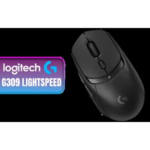 Logitech® G309 Lightspeed Wireless Mouse - Black / Lightforce Hybrid Switches / Hero 25K Sensor / Lightweight 86g Design