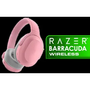 Razer Barracuda Wireless Multi-platform Gaming and Mobile Headset - Pink/ Razer™ SmartSwitch Dual Wireless / Integrated Beamforming Noise-Cancelling Mics / Razer™ TriForce Titanium 50mm Drivers