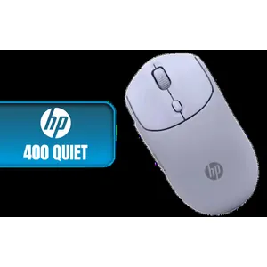 HP 400 Quiet Wireless Mouse - Purple / Quiet Clicks with Vertical & Horizontal Scrolling / Microsoft Wheel Shortcut Access / Bluetooth & 2.4GHz Wireless Connectivity / Up to 6000 Adjustable DPI / 24-Month Battery Life / Ambidextrous Silicone Rubber Design / AZ7B7AA