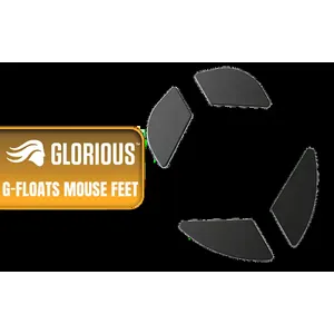 Glorious G-Floats Mouse Feet / Fits the Glorious Model O Gaming Mouse / Fast And Consistent Glide / Polished Ceramic Compound / GLO-FT-O-GF