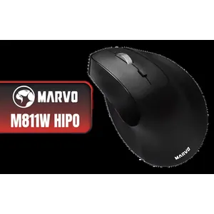 Marvo M811W Hipo Dual-Mode Wireless Mouse / Dual Wireless Bluetooth & 2.4GHz Connectivity / 300mAh Rechargeable Battery / Up To 40 Hours Battery Life / Automatic Power Saving Mode