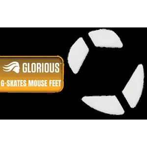 Glorious G-Skates Mouse Feet / Fits the Glorious Model O Gaming Mouse / 0.81mm Thickness / GO-GSKATE