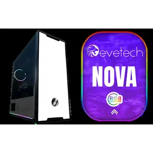 Evetech NOVA Tempered Glass ATX Gaming Case / 6x Dual Ring RGB High-Speed PWM Fans Included / Support USB 3.0 & 2.0 / Syncs with Mystic lighting & aura sync / 5mm Full Sized Tempered Glass / Optimized airflow / Supports 370mm (MAX) long Graphic Card installation