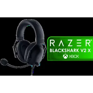Razer BlackShark V2 X (Xbox Licensed) Gaming Headset – Black / Razer™ TriForce 50mm Drivers / HyperClear Cardioid Mic / Advanced Passive Noise Cancellation / Lightweight Comfort / 7.1 Surround Sound