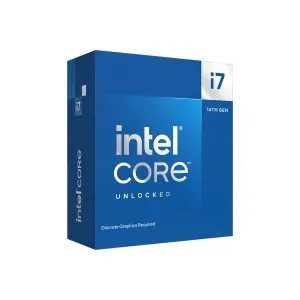 Intel 14th Gen Core i7-14700KF Desktop Processor 20 (8P+12E) Cores up to 5.6 GHz Unlocked LGA1700 Series Chipset 125W / Discrete Graphics Card Required / BX8071514700KF