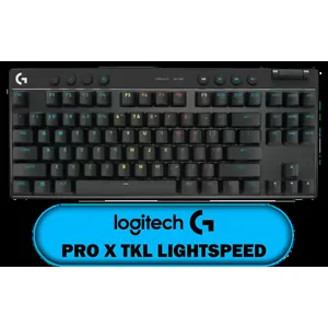 Logitech G PRO X TKL LIGHTSPEED Gaming Keyboard - BLACK - US INT'L TACTILE / 920-012136