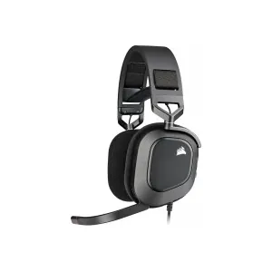 Corsair CA-9011237-AP HS80 RGB USB Wired Premium Carbon Black Gaming Headset