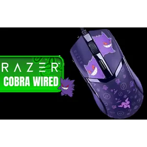 Razer Cobra Wired Mouse - Gengar Edition / Chroma Lighting with Gradient Underglow / Razer™ Optical Mouse Switches Gen-3 / 58g Lightweight Design / RZ01-04650700-R3M1