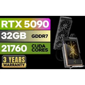 MSI GeForce RTX 5090 32G Lightning Z Graphics Card / 21760 Cuda Cores / 32GB GDDR7 / 512-bit Memory Bus / PCI Express Gen 5 x16 / DirectX12 Ultimate / 360 mm Aluminum Radiator / 8\\\" GPU Display / 912-V530-237