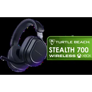 Turtle Beach Stealth 700 (Gen 3) Wireless Headset -Xbox - Black / 60mm Eclipse Dual Drivers / Wireless or Bluetooth Connectivity / Uni-Directional Microphone / TBS-2101-05