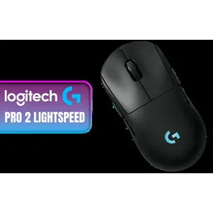 Logitech® G PRO 2 LIGHTSPEED Wireless Gaming Mouse - Black / Hero 2 Sensor / Lightsync RGB / Lightforce Switches
