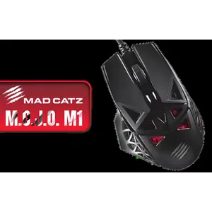 Mad Catz M.O.J.O. M1 Lightweight Gaming Mouse / 12K DPI PMW3360 Optical Sensor / Designed for Different Grip Styles / DAKOTA Mechanical Switch / Ultra lightweight 70g design