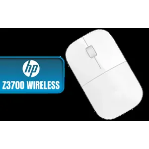 HP Z3700 Wireless Mouse - White / Up to 10m Wireless Range / 1200 DPI / 3 Buttons / V0L80AA